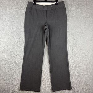 Ann Taylor Gray Straight Leg Pants
